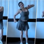 Monalisa did desi dance on short dress