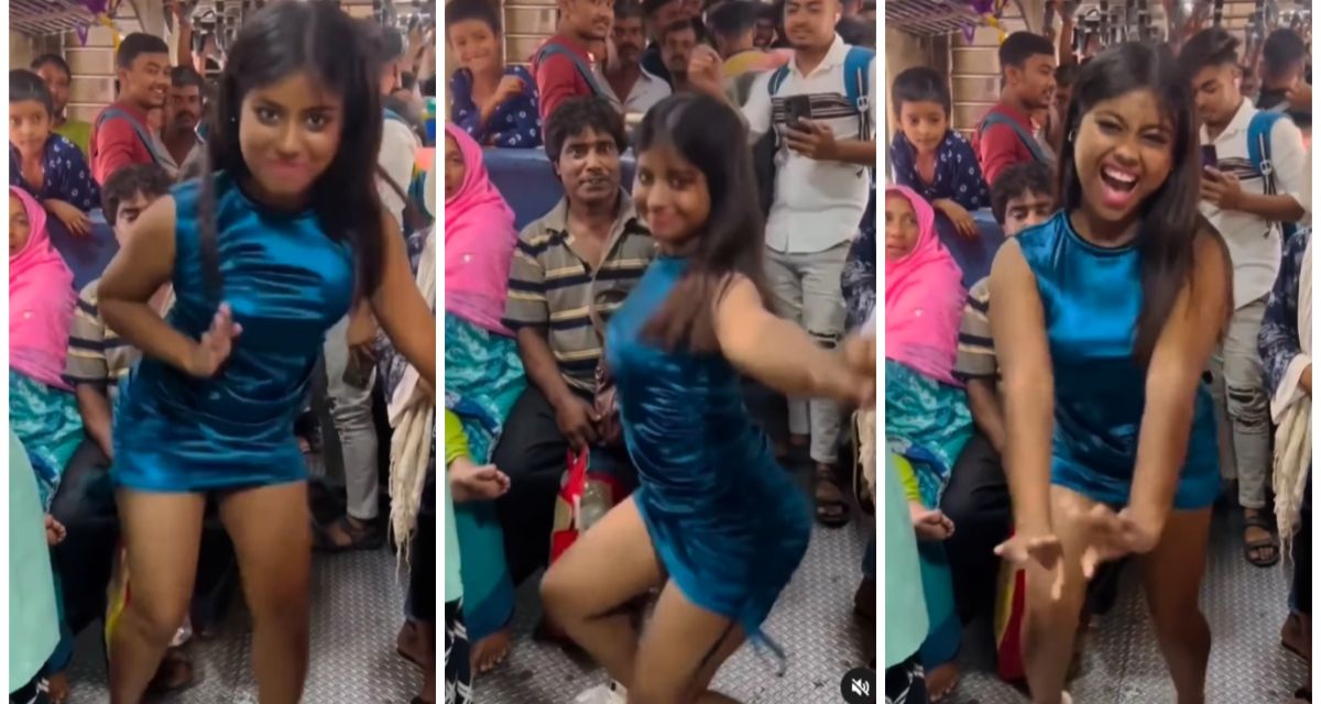 मुंबई की लोकल ट्रेन में लड़की ने किया जबरदस्त डांस, देखकर लोग हुए बेचैन :